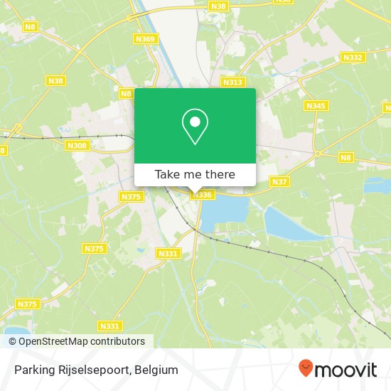 Parking Rijselsepoort map
