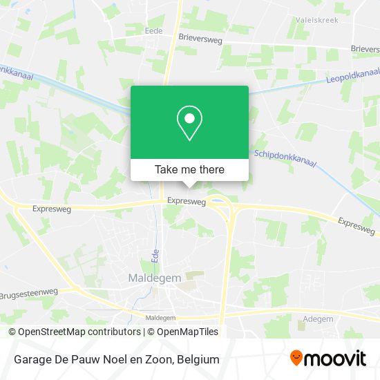 Garage De Pauw Noel en Zoon map