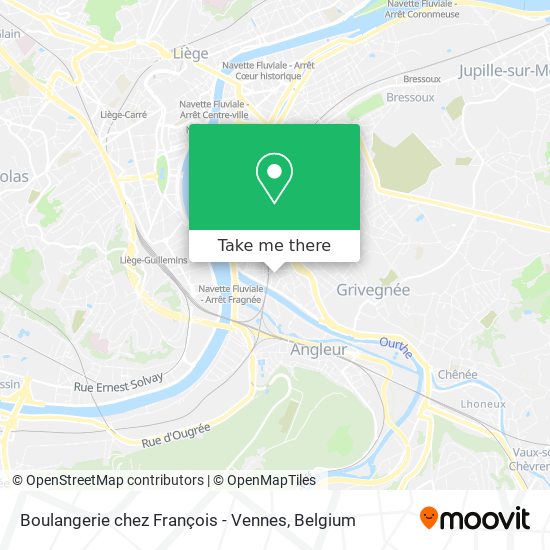 Boulangerie chez François - Vennes map