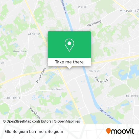 Gls Belgium Lummen map