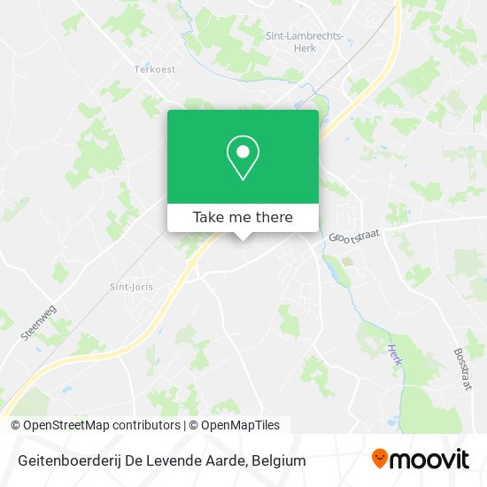 Geitenboerderij De Levende Aarde plan