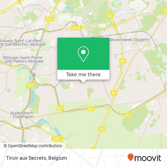 Tiroir aux Secrets map