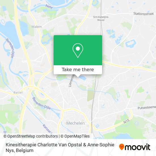 Kinesitherapie Charlotte Van Opstal & Anne-Sophie Nys map
