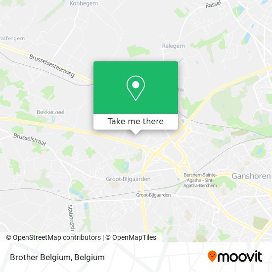 Brother Belgium map