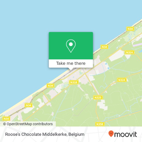 Roose's Chocolate Middelkerke plan