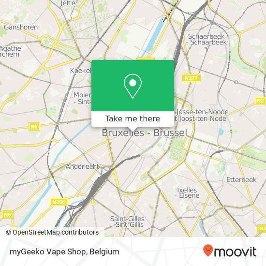 myGeeko Vape Shop map