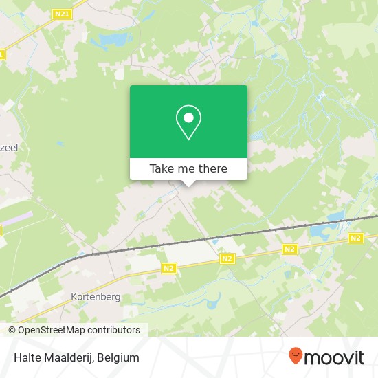 Halte Maalderij map