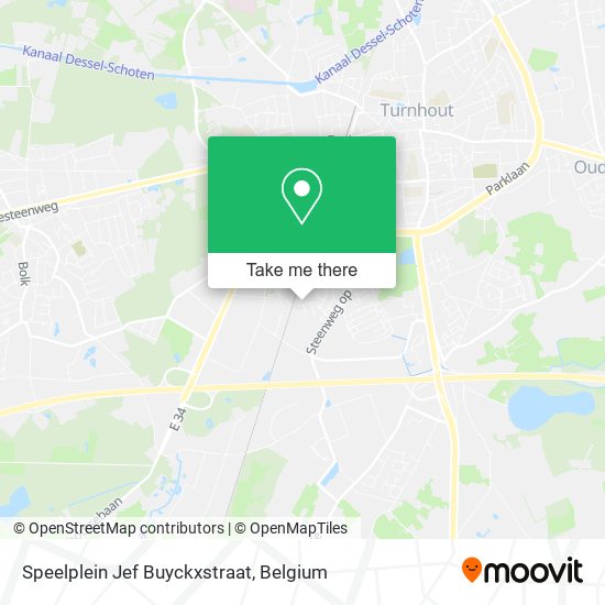 Speelplein Jef Buyckxstraat map