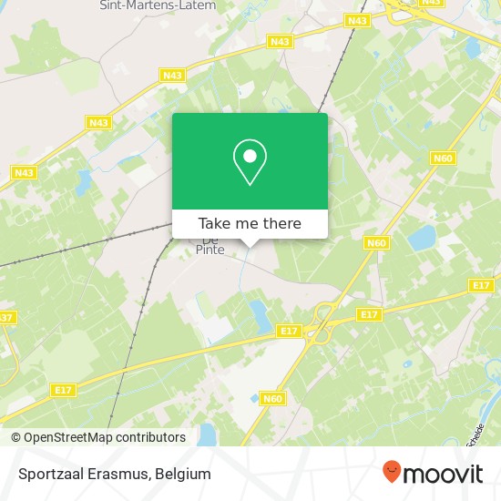 Sportzaal Erasmus map