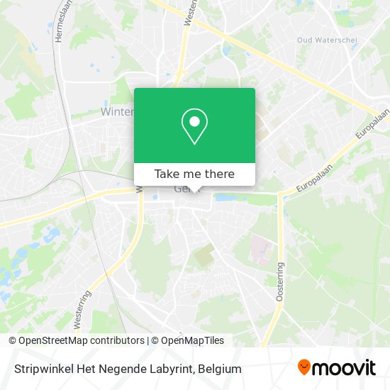 Stripwinkel Het Negende Labyrint map