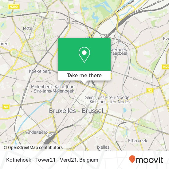 Koffiehoek - Tower21 - Verd21 map