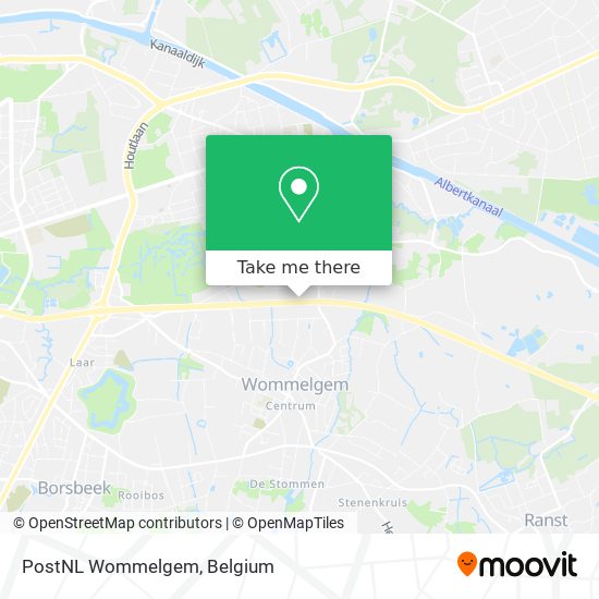 PostNL Wommelgem map