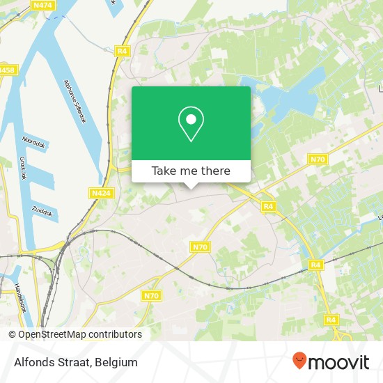 Alfonds Straat map