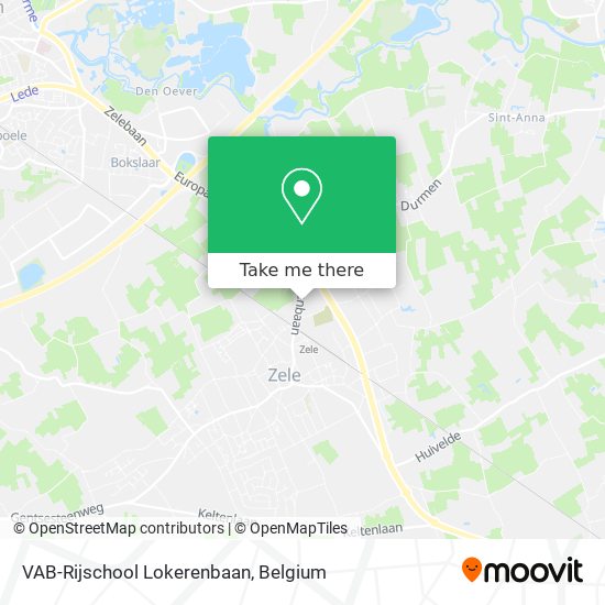 VAB-Rijschool Lokerenbaan map