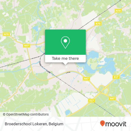 Broederschool Lokeren map