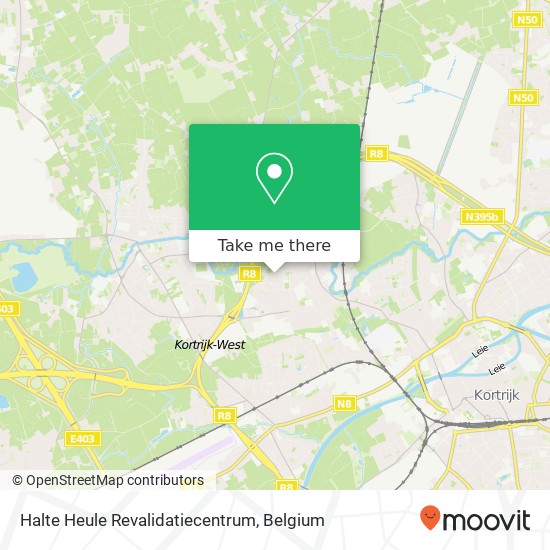 Halte Heule Revalidatiecentrum map