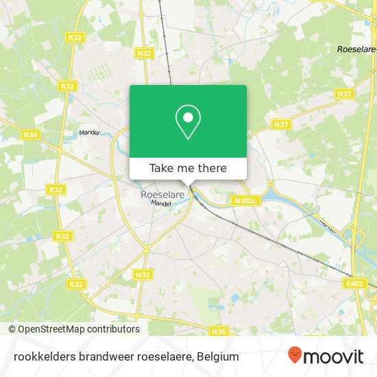 rookkelders brandweer roeselaere map