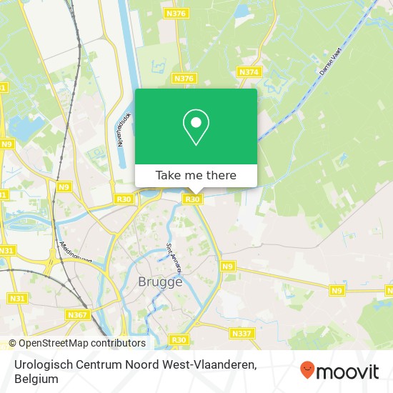 Urologisch Centrum Noord West-Vlaanderen plan