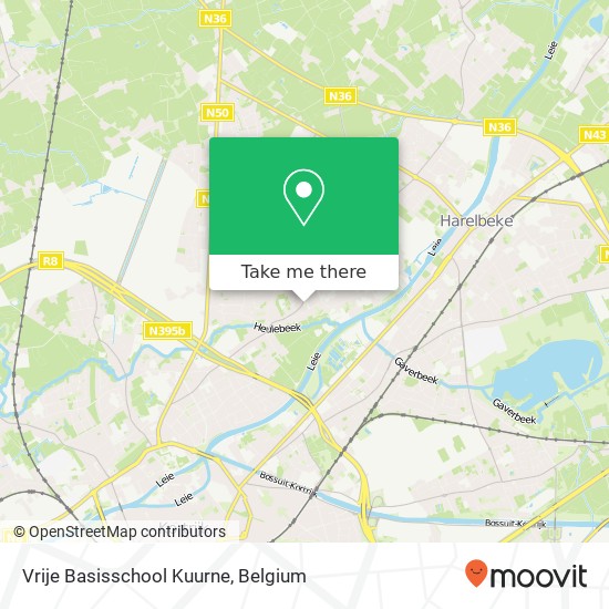 Vrije Basisschool Kuurne map