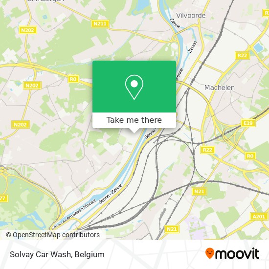 Solvay Car Wash map