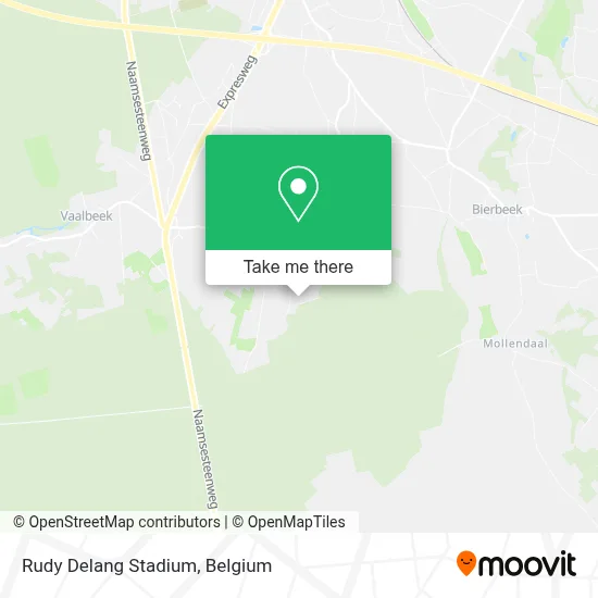 Rudy Delang Stadium map