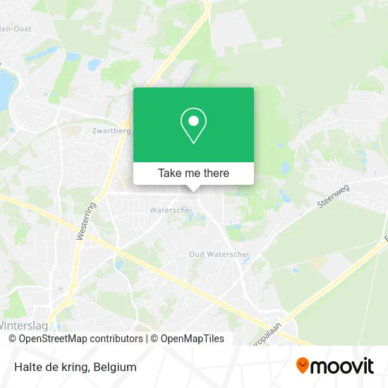 Halte de kring map
