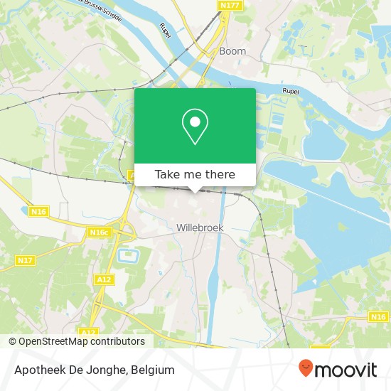 Apotheek De Jonghe map