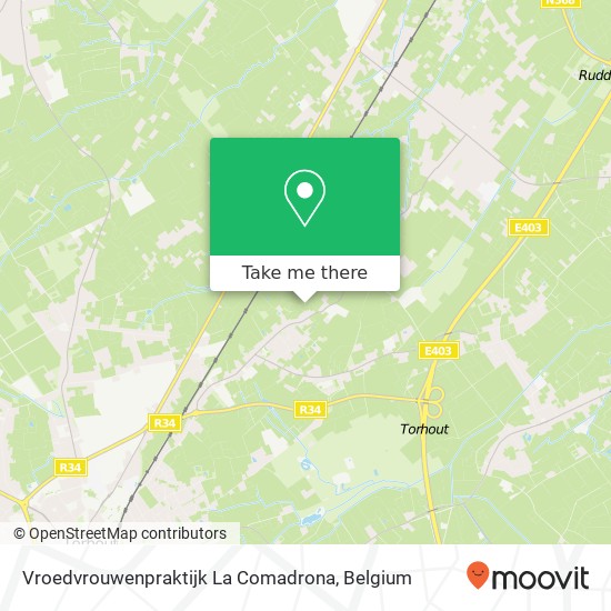 Vroedvrouwenpraktijk La Comadrona map