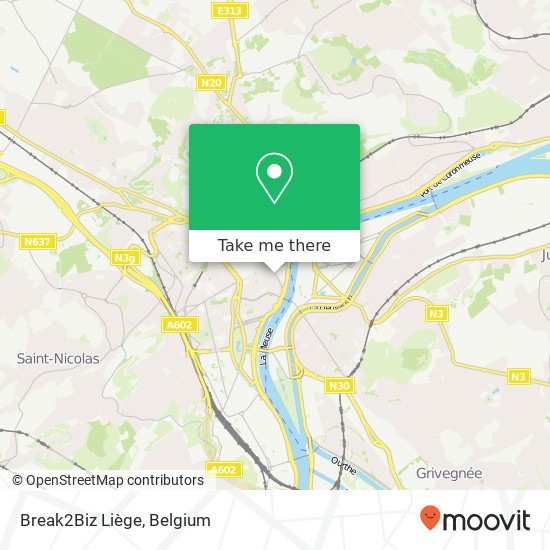Break2Biz Liège map
