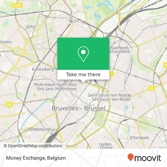 Money Exchange map
