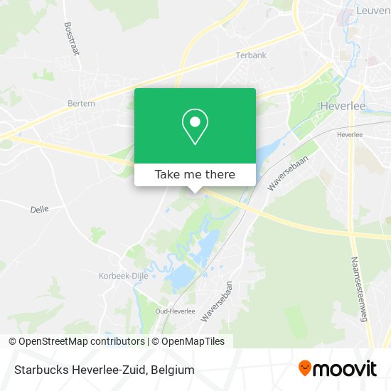 Starbucks Heverlee-Zuid map