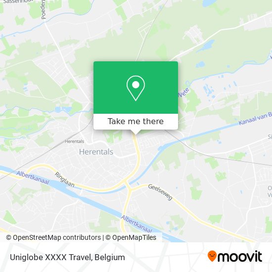 Uniglobe XXXX Travel map