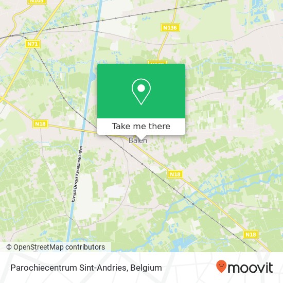 Parochiecentrum Sint-Andries map