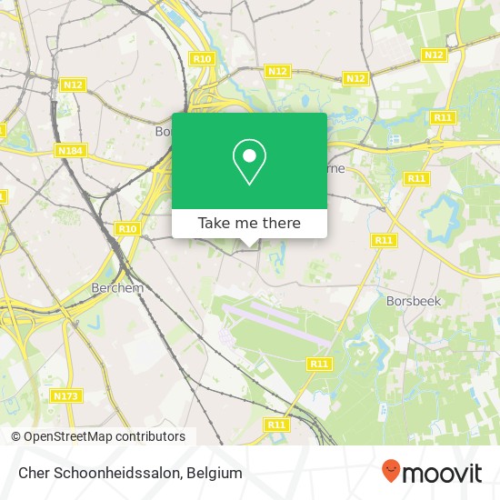 Cher Schoonheidssalon map