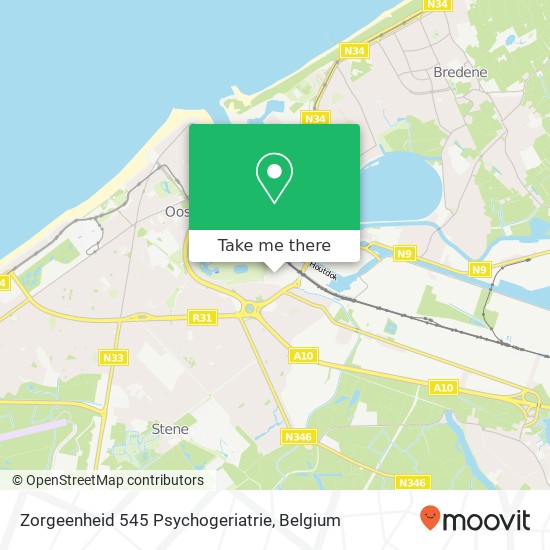 Zorgeenheid 545 Psychogeriatrie map