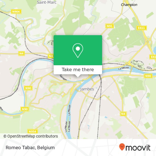 Romeo Tabac map