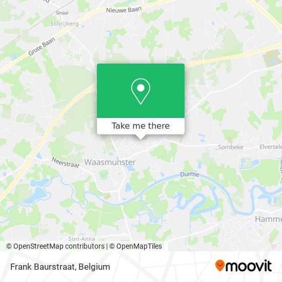 Frank Baurstraat map