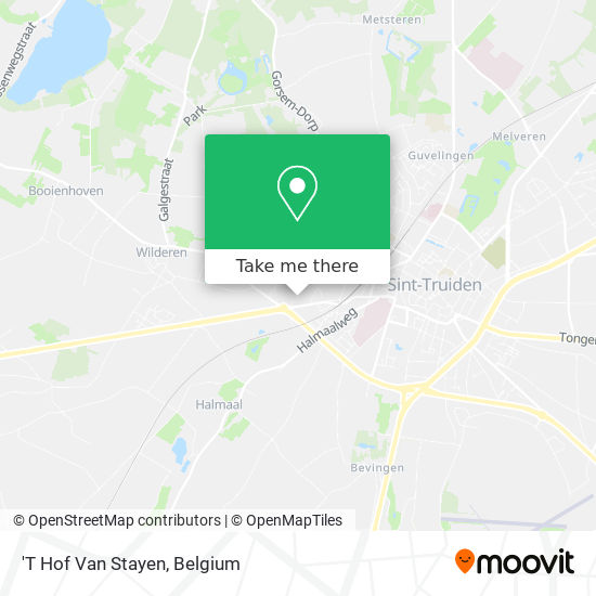 'T Hof Van Stayen map