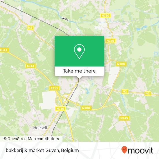 bakkerij & market Güven map