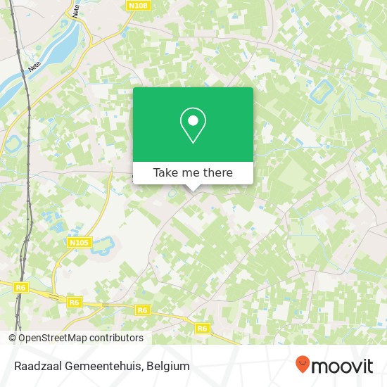 Raadzaal Gemeentehuis map