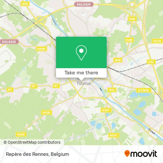 Repère des Rennes map