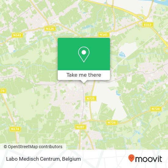 Labo Medisch Centrum map