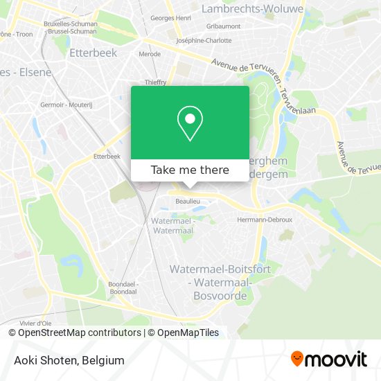 How To Get To Aoki Shoten In Brussel By Bus, Train, Subway Or Light Rail?