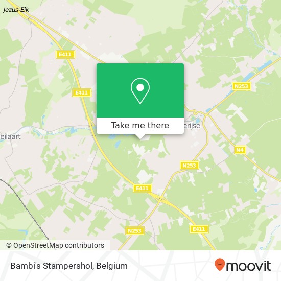 Bambi's Stampershol map