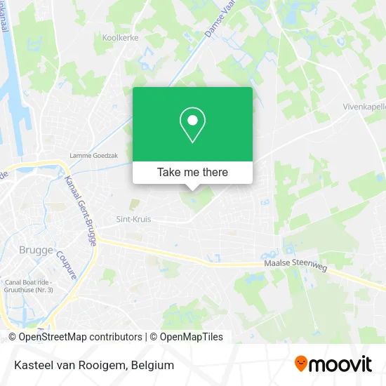Kasteel van Rooigem map
