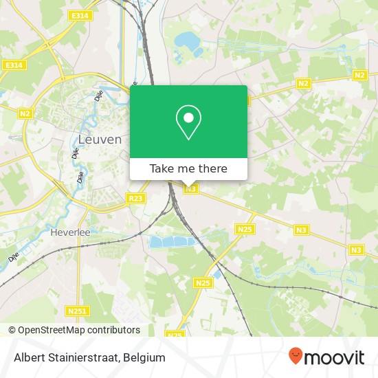 Albert Stainierstraat map