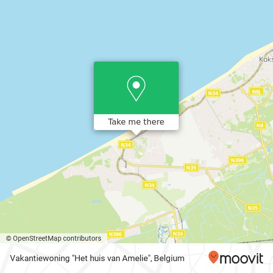 Vakantiewoning "Het huis van Amelie" plan