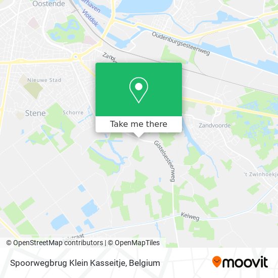 Spoorwegbrug Klein Kasseitje map