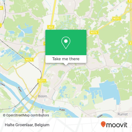 Halte Groenlaar map