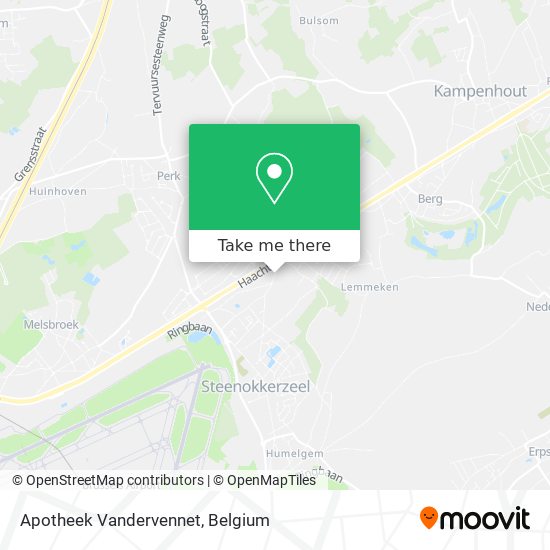 Apotheek Vandervennet map